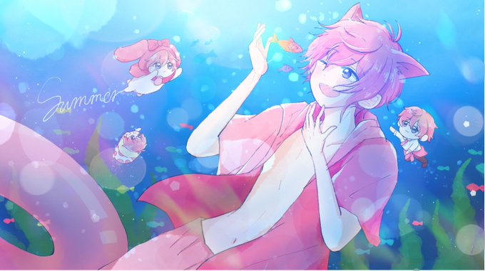 すとぷり苺色の夏企画 のtwitterイラスト作品 人気順