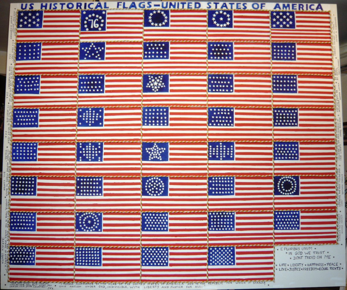 Dan itu yang leceh pasal bendera US ini. Setiap kali ada negeri baru kena tambah bilangan bintang. Dari 13 jadi 50 bintang sekarang. Kalau nanti ada negeri baharu, kena ubah lagi bendera.