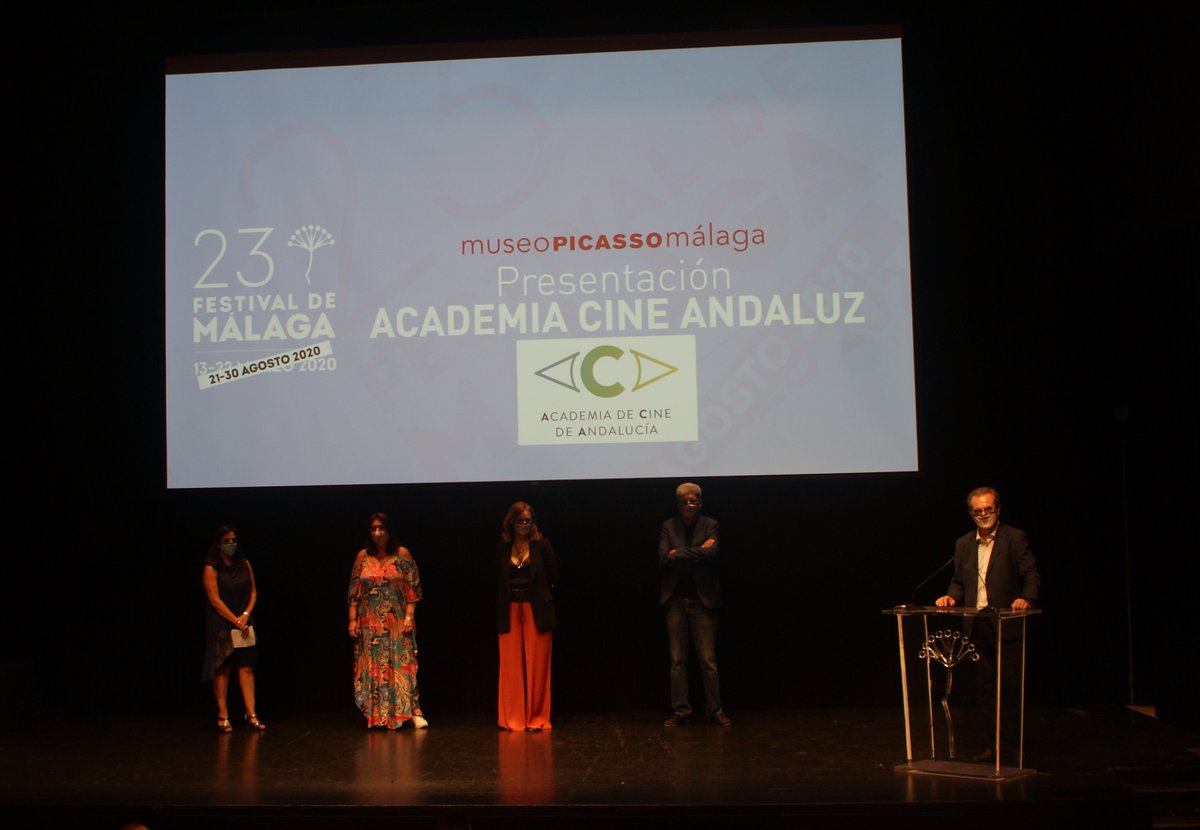 Andalucía ya tiene su Academia de Cine (@acacineandaluz). Os contamos cómo fue su presentación oficial en el @festivalmalaga, un hecho histórico para el cine andaluz: cineytele.com/2020/08/22/fes…