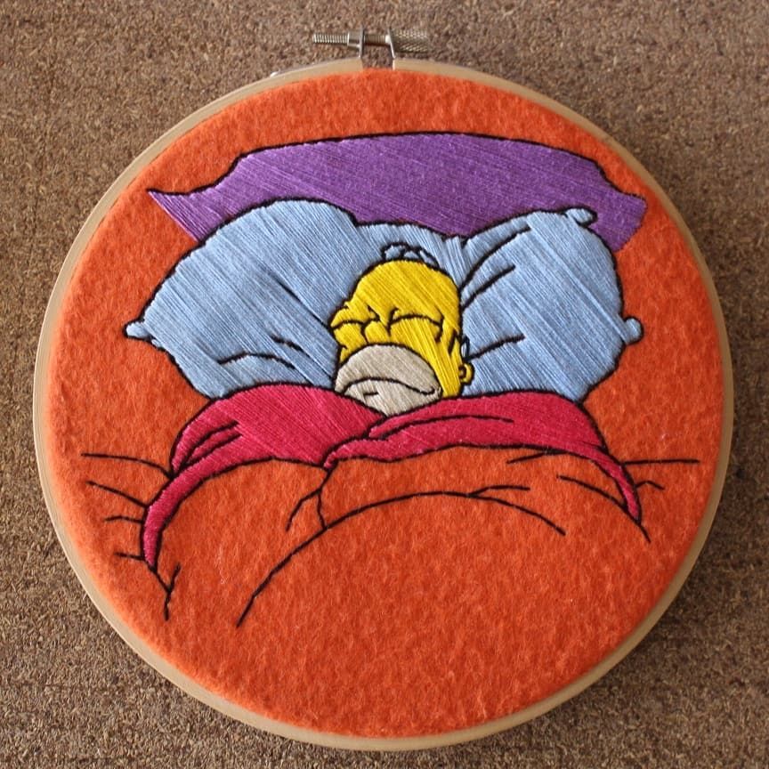 lacriaturacreat's tweet photo. Esta artista borda sus escenas favoritas de «Los Simpson»... y el resultado es genial >>> https://t.co/3WgohcGwdQ https://t.co/XriRGc45yF
