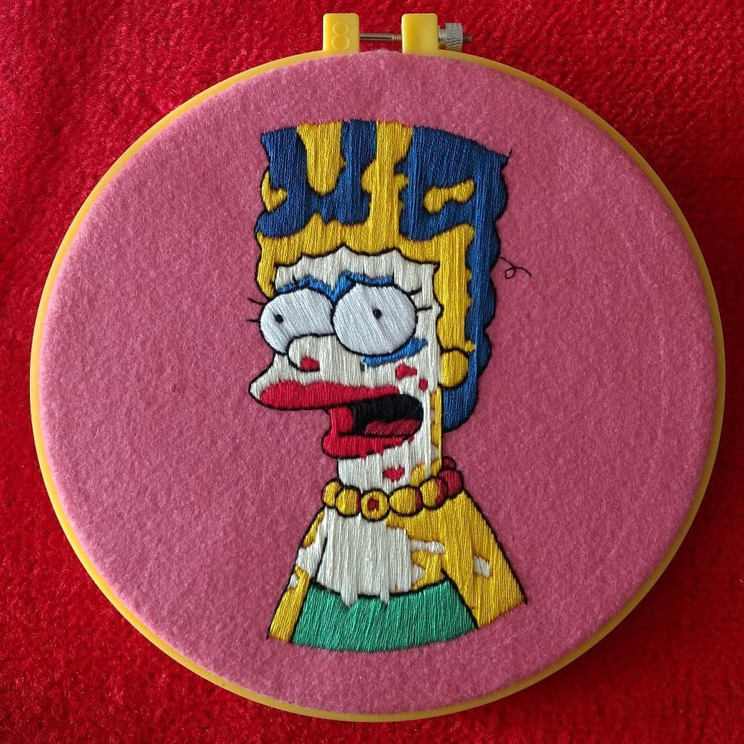 lacriaturacreat's tweet photo. Esta artista borda sus escenas favoritas de «Los Simpson»... y el resultado es genial >>> https://t.co/3WgohcGwdQ https://t.co/XriRGc45yF