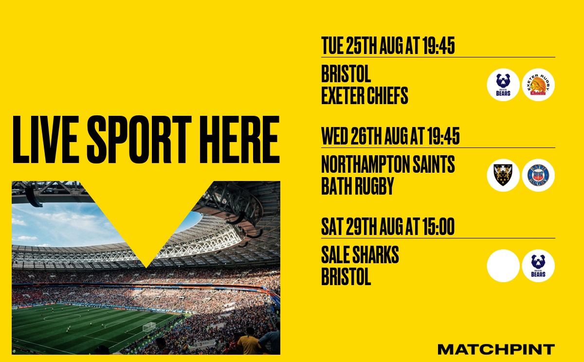 We are pleased to announce two new fixtures which will be shown live at the club this week!

The club will open from 7pm on Tuesday &amp; Wednesday to show these live Premiership Games!
matchpint.co.uk/view-rushden-h…