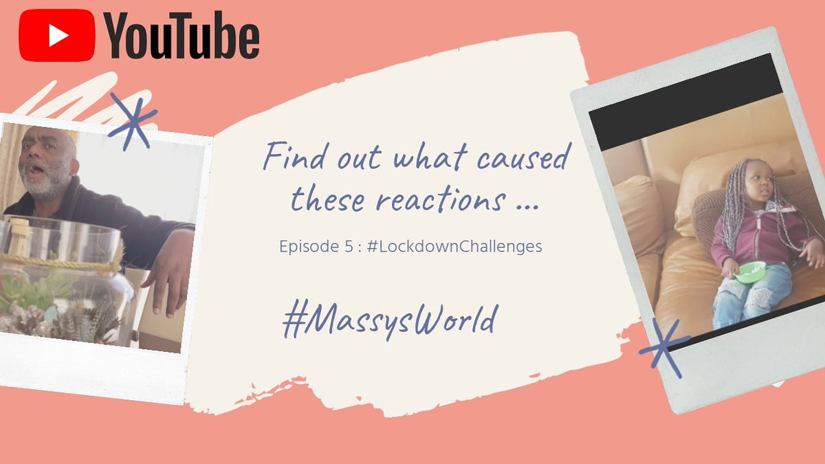 MassEzY's tweet image. Find out which Social Media Challenges got my dad and daughter to react like this🤣😱!! 

New YouTube Video 💜

Watch it here: youtu.be/lQg3T0NJG3Y

#MassysWorld #youtubechannel #LockdownChallenges #SocialMediaChallenges #vlogger