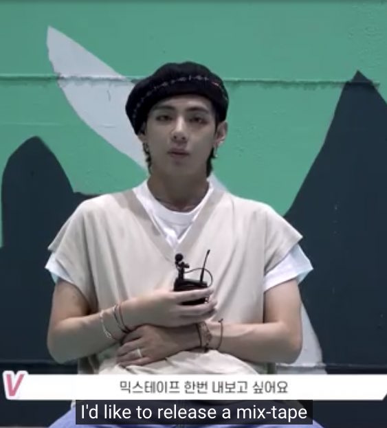 Yes Taehyung!!! KTH mixtape! <a href="/BTS_twt/">방탄소년단</a>