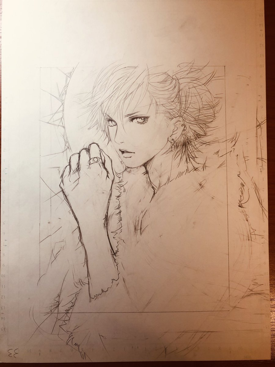 高梨みつば در توییتر こちらはコミックス版3巻のカバーイラスト カラーの方が顔シュッとしてるかも 銀色のカラースプレーを吹き付けた記憶があります 悪魔で候 当時の下絵