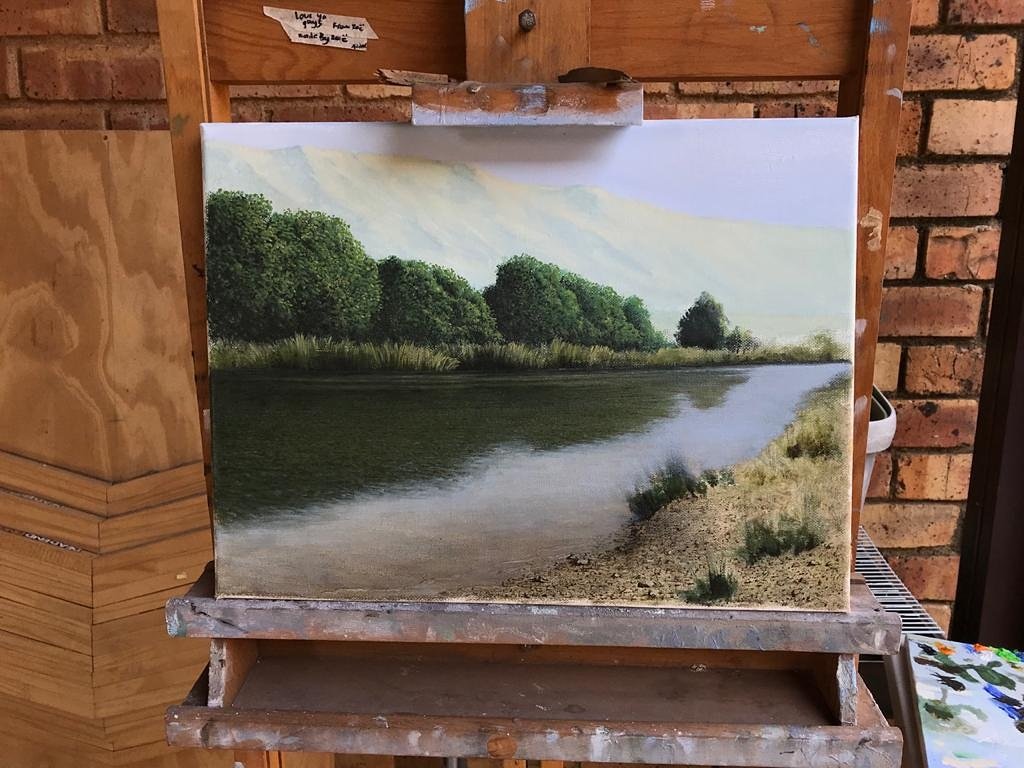RussellHawyes's tweet photo. Working on new paintings... Like this if you want to see more #painting #art #artwork #artforsale #artgallery #artgallerynyc #oils #realism #landscape #oilpainting #lockdown #trump https://t.co/iClzomY3sa