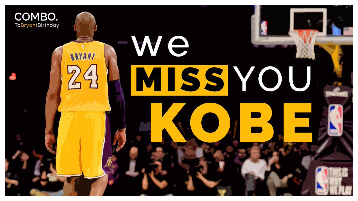 ComboAdv's tweet photo. ⁣
🟡 #BRYANT BIRTHDAY 🟡⁣
We_Miss_You ⁣
🏀 LEGEND 🏀⁣
———————————————
#lakers #losangeles #nba #kobebryant #kobe #kobebryant24 #legend #basket #basketball #basketball🏀 #missyou #miss #bryant #BlackMamba https://t.co/Q7DWu7FjxE