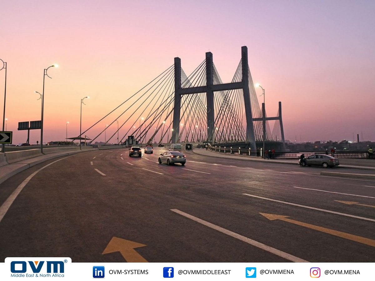 OVMmena's tweet image. {Photos} OVM is honored with its contribution to the construction of the landmark project in Cairo, Egypt “Rod El-Farag” Cable-stayed Bridge.

Using OVM Stay Cable System, &quot;REF Bridge&quot; was completely constructed in (2019).

#OVM
#Cable_Stayed_Bridges
#OVM_Stay_Cable_System