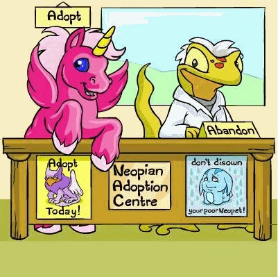 this was not official- neopets had a "pound" where you could drop unwanted pets for adoption. so me and party 2 would get on AIM, they'd buy some overpriced item in my shop , then i'd put the pet up for adoption, they'd search its name at the exact moment, adopt it, done