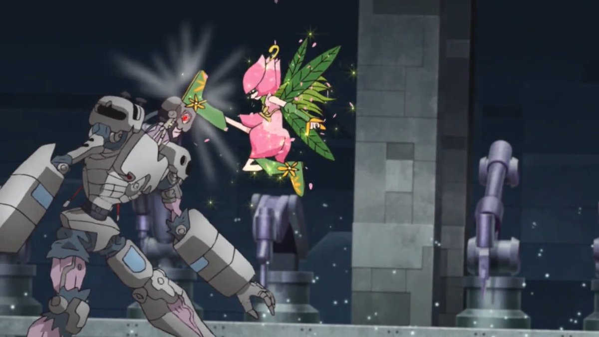 しんご リリモンがかかと落とししてて キュアグレースかと思った デジモンアドベンチャー デジモン Digimon
