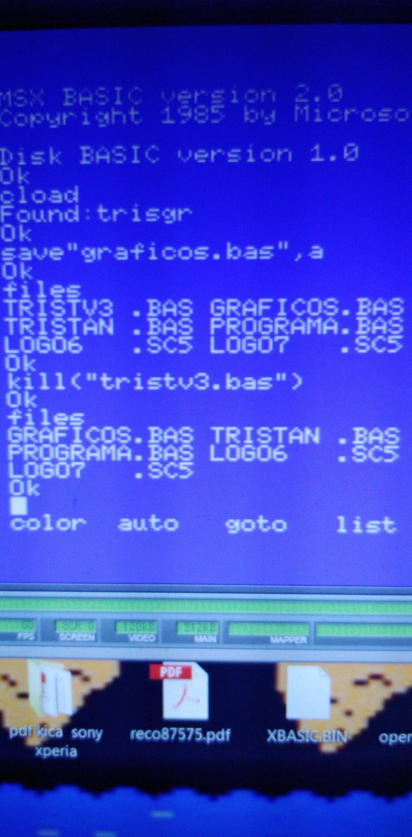 Juanmoralesgui1's tweet image. De RELAX, planeando,  pensando... 🤔 #MSXBASIC