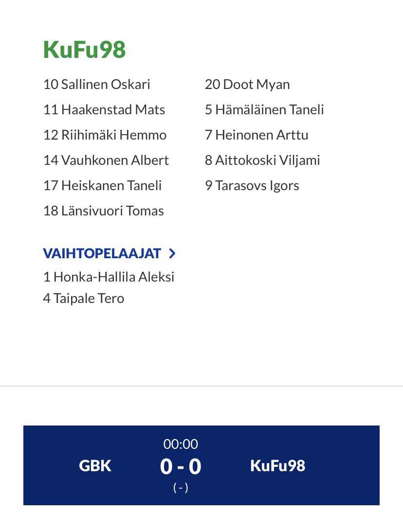 tuiskum's tweet photo. Vain kakkosveskari ja valmentaja penkillä 🤔 #kakkonen #kufu98 https://t.co/W4bsWW1llT