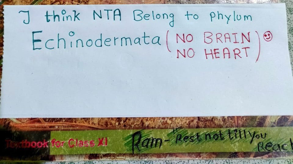 ithappensinkota's tweet photo. You can tweet with your question or important one liners, let them know you are not “Non studying” 

#ihoik #NationWantsJEE_NEETPostponement 
#INDIAunitedtoPostponJEE_NEET 
#Webeleivein_Swamyji https://t.co/f6QuC1efsB