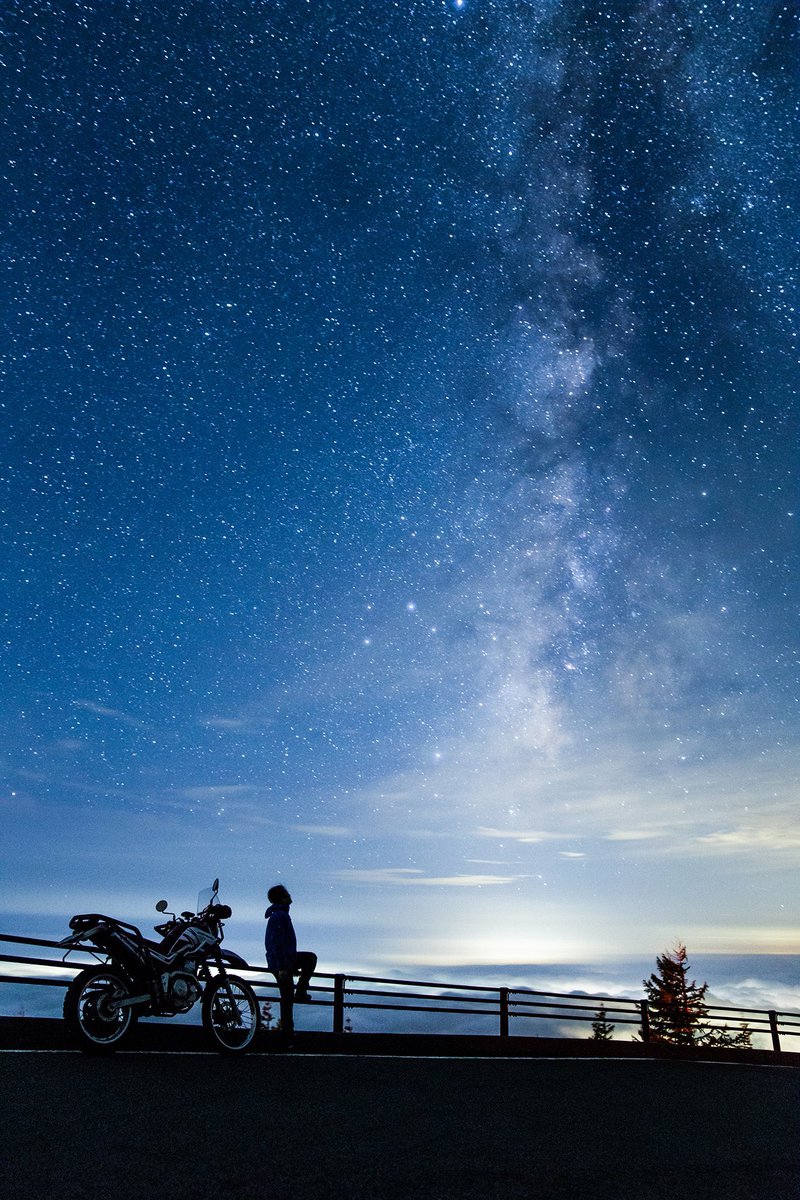 Nyahonyaho このままどこか遠く連れて行ってくれないか バイクのある風景