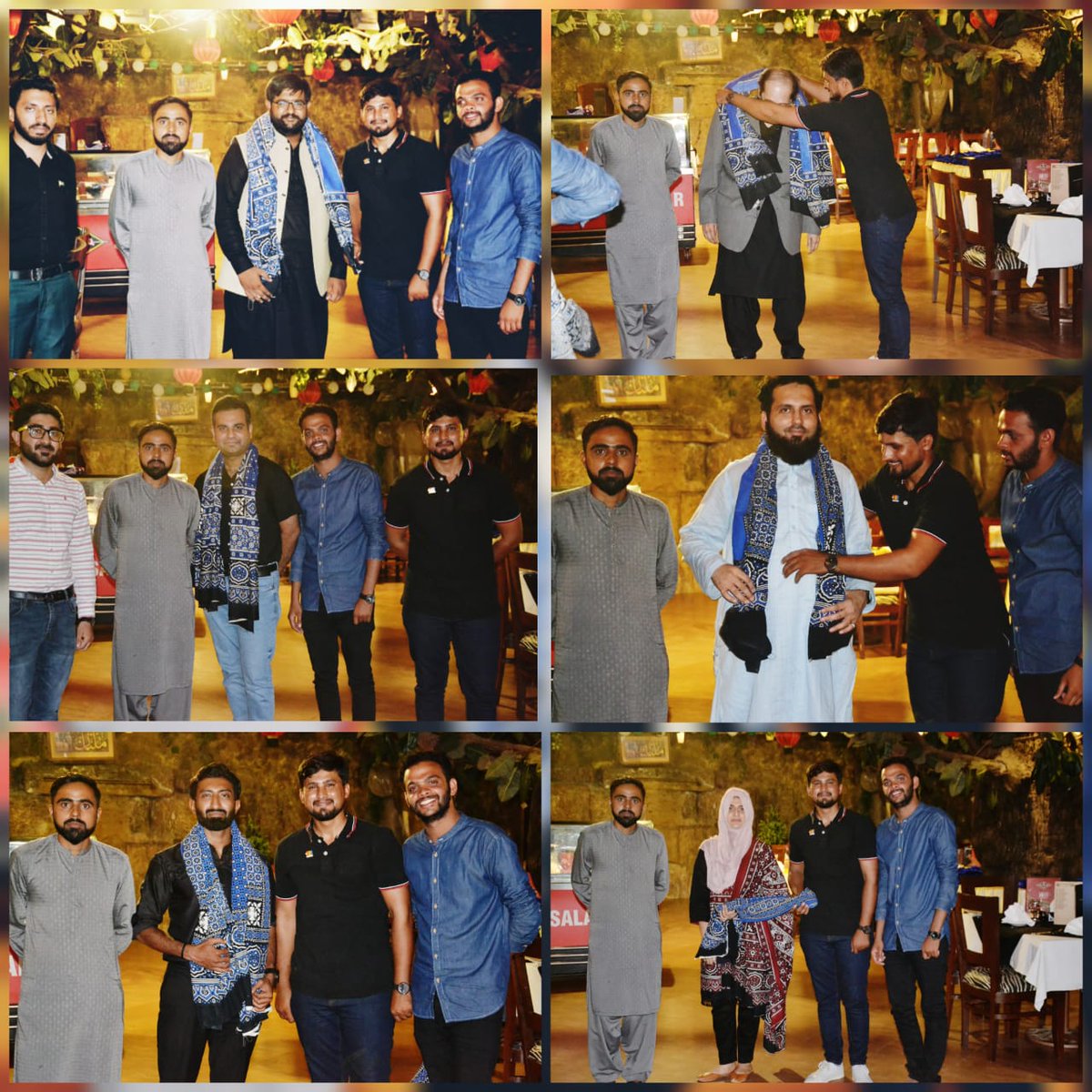 racmcmm's tweet photo. DRR's official visit to RAC-Multan Change Makers. Cultural Ajrak presented to all guests of honor and had Dinner together. We thankful to DRR, DRC, IPDRC, PDRR, DRS ,district secretariat and all the rotaractors present there.
@3272District #racmcm #SouthZone #BringChangeTogather https://t.co/lhyyOnFYnR
