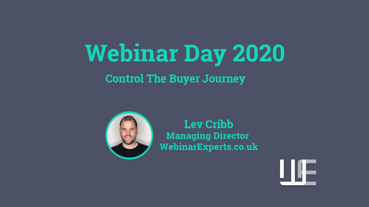 WebinarExp's tweet photo. Webinar Day is nearly upon us! Being able to analyse and track customer data is what makes webinars a power house in your marketing strategy.

Why not check out this event for free using our promo code -"Webinarexperts" 

To sign up follow this link:
https://t.co/oCDdTRkhQO https://t.co/RYiN1qTy8X