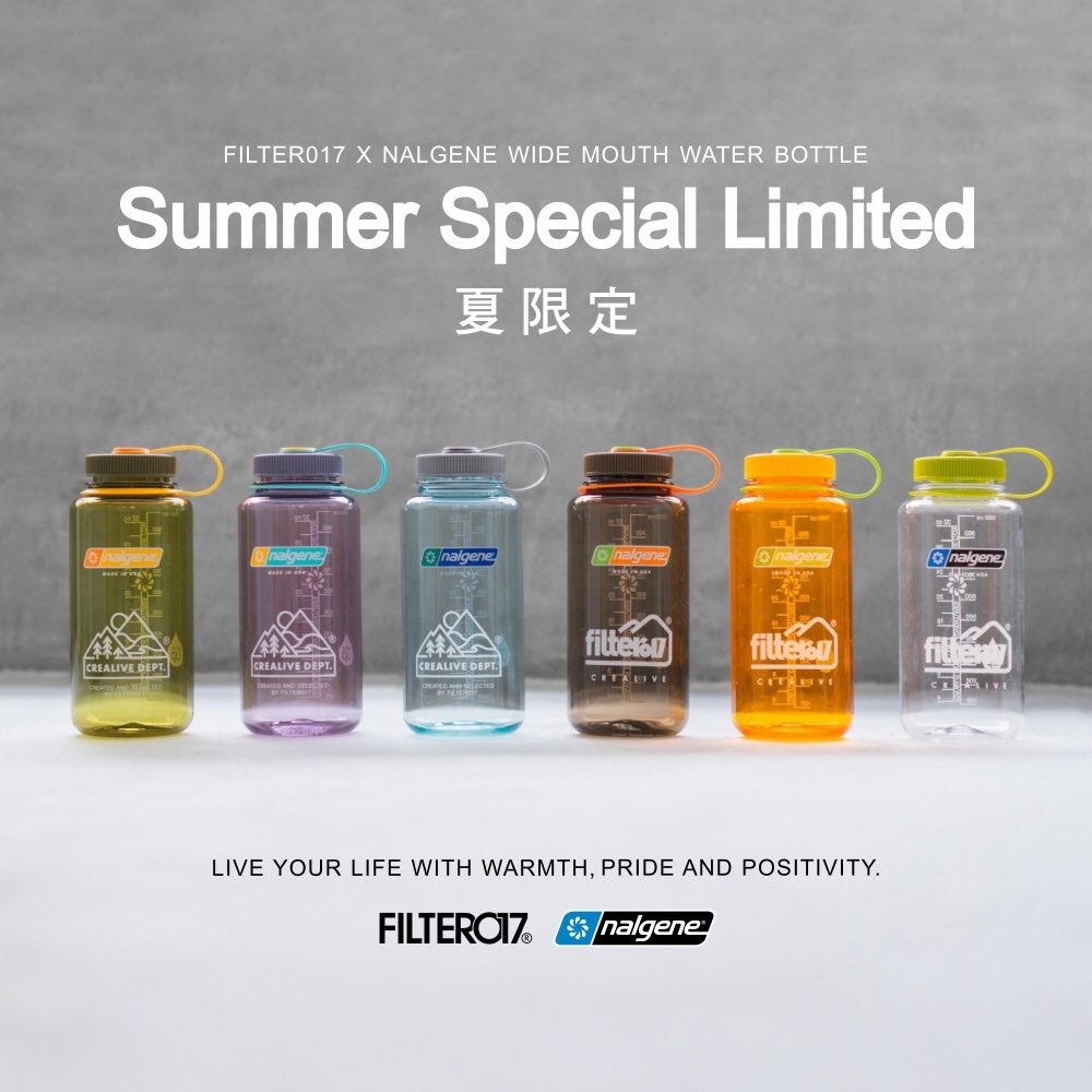 filter017_jp's tweet photo. FILTER017 x nalgene ボトル
夏限定商品！！
#filter017_jp #ナルゲン #nalgene #アウトドア用品 #アーバンファッション #ボトル #キャンプ #オシャレ https://t.co/Nx3tI3B3yv