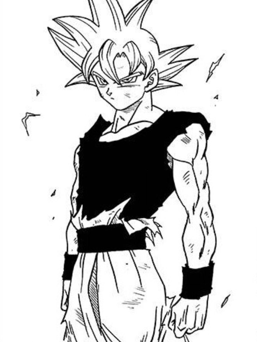Goku Ultra Instinct Dessin Noir Et Blanc Nicolas D. Kaiwai ✍🔥 on X: "NOTE 1: Ce qui est expliqué plus haut au niveau des traits du regard de Goku Prémices de l'Ultra-Instinct s'applique de la même manière au dessin