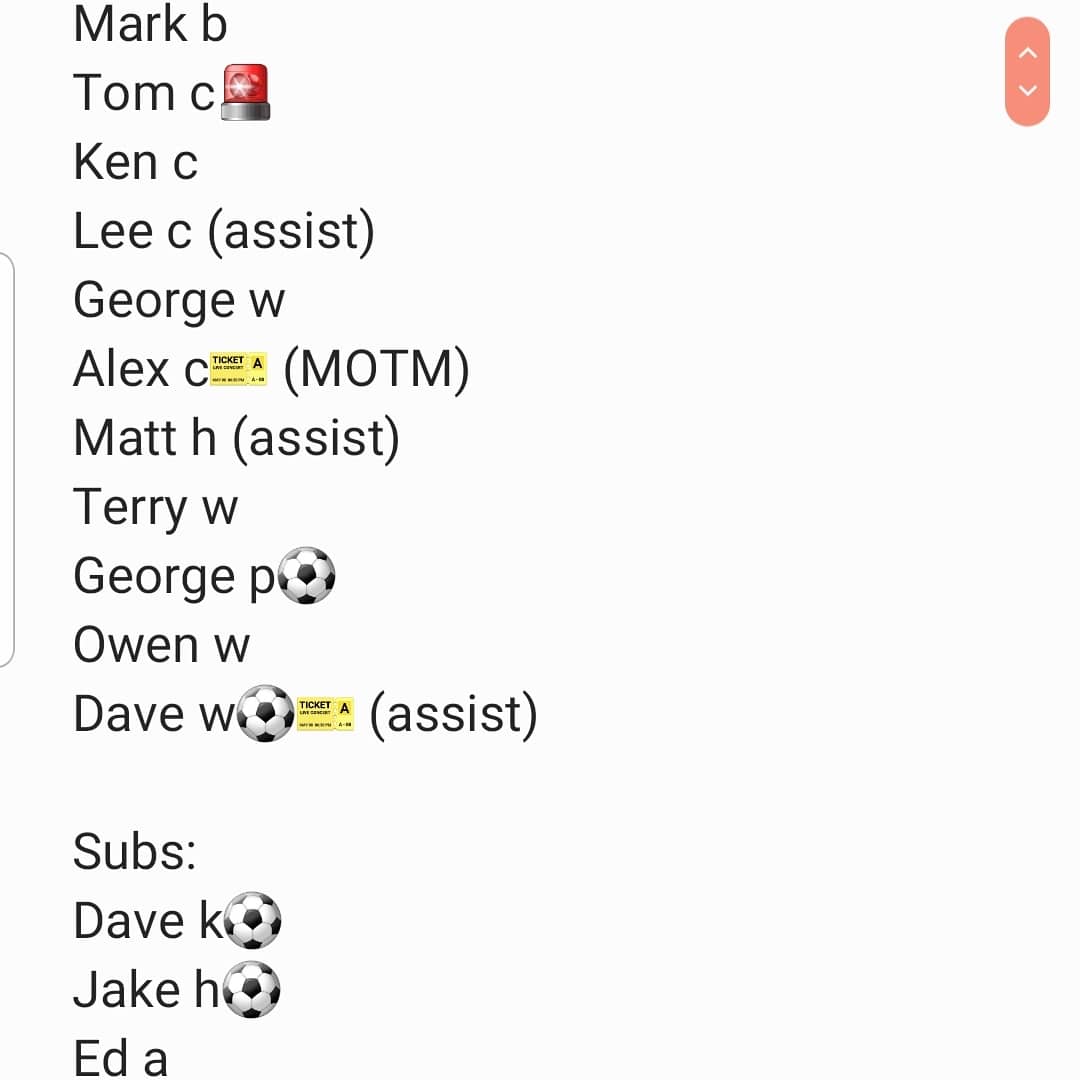 RP Royals vs Epsom and Ewll old boys.

A great team performance today from the lads against a fit and well organised <a href="/EEOBFC/">Epsom & Ewell Old Boys F.C</a> well done to all the players and goal scorers.