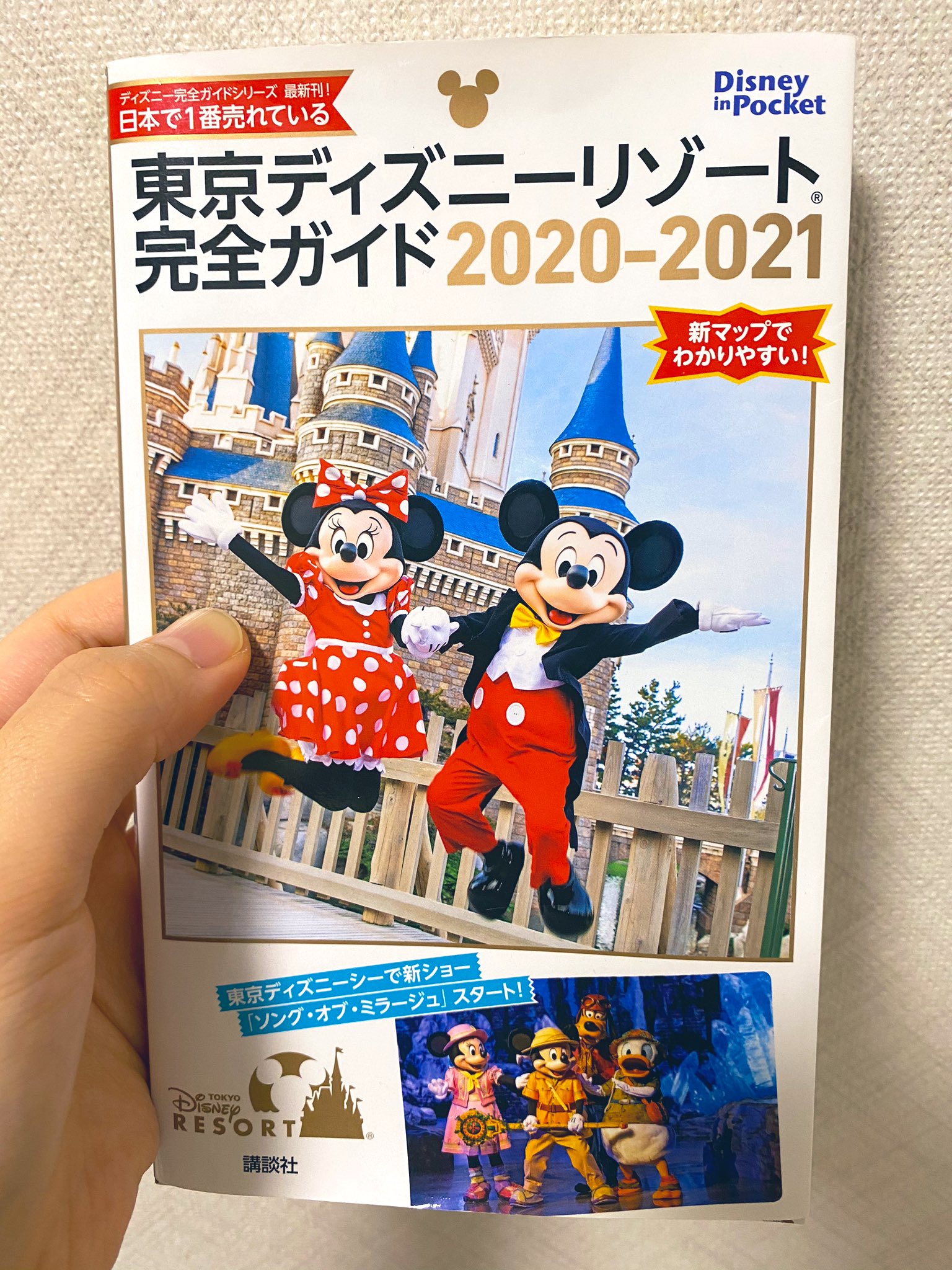 春楡 ハルニレ ディズニーシー 去年 病気が悪化して行けなかった 今年 コロナウイルスと病気のことが心配でディズニーどころじゃない コロナウイルスで大変なことになる前に買った 東京ディズニーリゾート完全ガイド