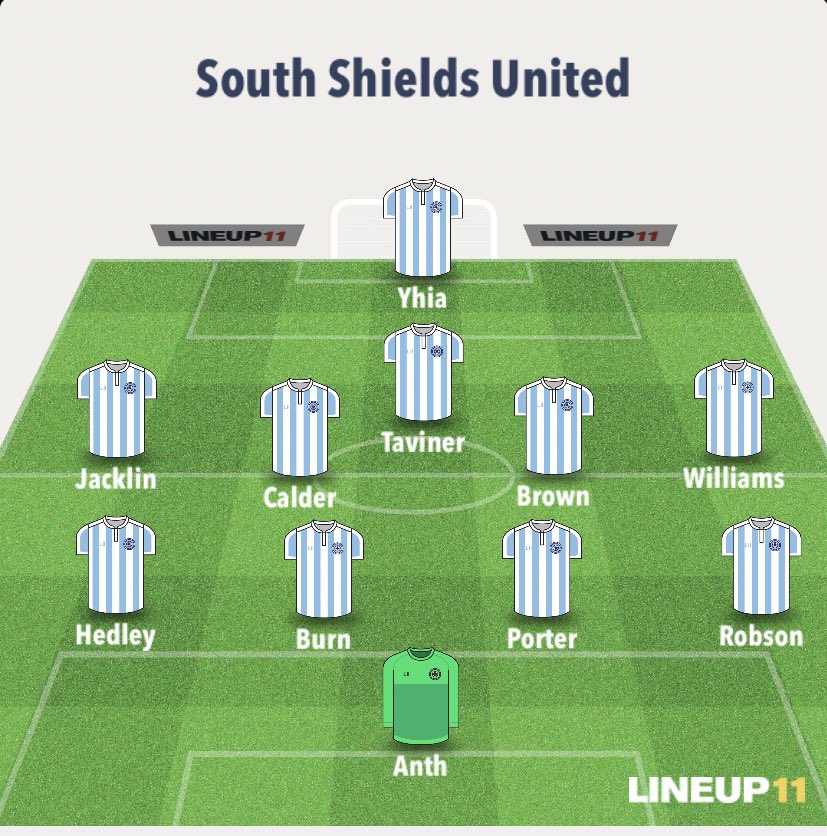 Lads played mint today. Score line doesn’t reflect how one sided the game was.  Unreal.

Full time score 

<a href="/shields_united/">South Shields United⚽️</a> 4-3 <a href="/The_VigFC/">The Vigilant</a> 

<a href="/DeanYhia/">Dean yhia</a> ⚽️⚽️
<a href="/jaktaviner/">Jak Taviner</a> ⚽️
<a href="/JordanThomas77/">Jordan Thomas</a>⚽️