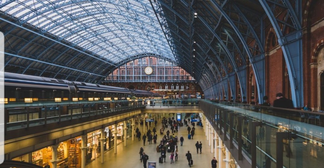 ST PANCRAS: Absolute masterpiece of a train station. Puts everywhere else in the world to shame. Trains to Paris, trains to airports, trains to Brighton. Champagne bar, macarons, Spice Girls hotel. Sometimes called 'St Pancreas'. Highly recommend.