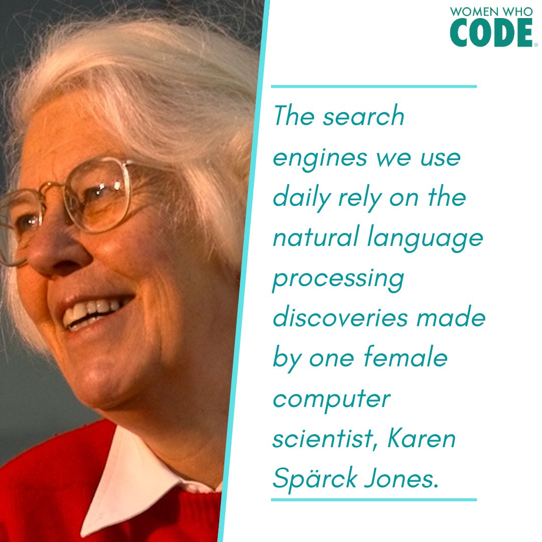 teamWomenXCode's tweet photo. In 1964, Spärck Jones published a foundational paper in the field of natural language processing.
#creativebreak #womenwhocode #wwcodemumbai #coding #tech #women #productivity #trivia #facts #technology #computerscience #programming #womenempowerment #motivation #inspiration https://t.co/hYCPzzp2Kr