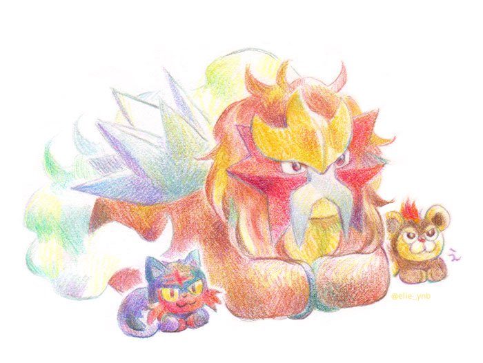 これでネコチャン揃いました 香箱座り エンテイ 毛繕い スイクン えりー のイラスト これでネコチャン揃いました 香箱座り エンテイ 毛繕い スイクン えりー のイラスト