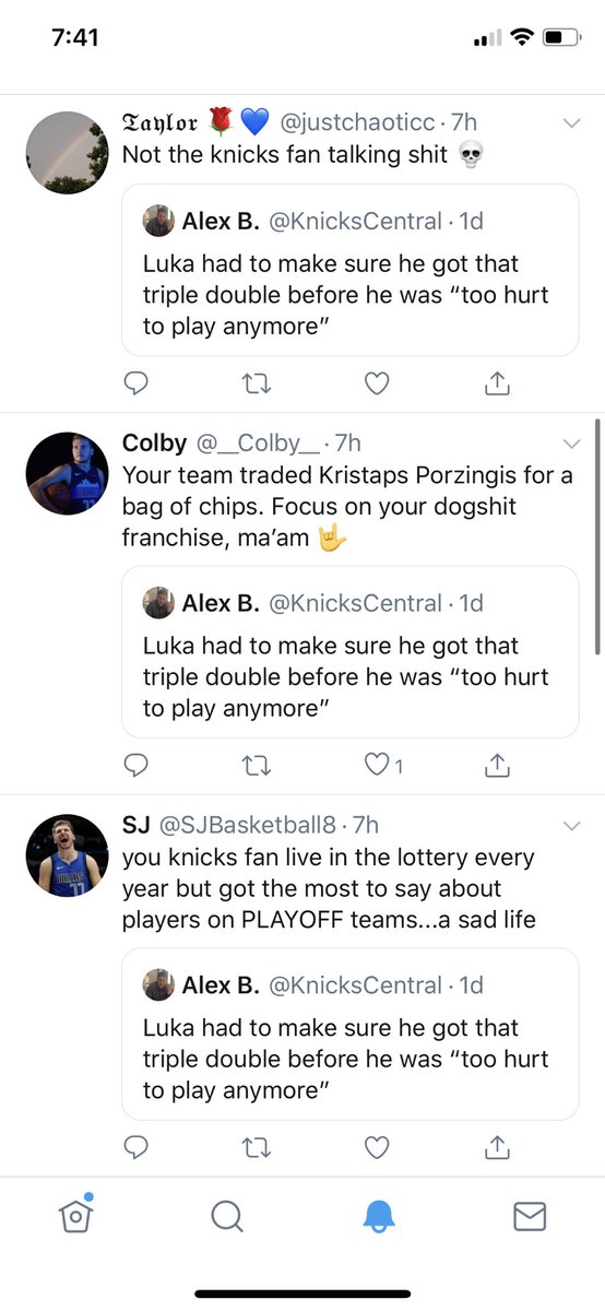 I just woke up and apparently Mavs fans spent their Saturday night trolling me about a take/tweet that everyone had that I sent out 24 hours earlier....the entire city of Dallas is obsessed with me....