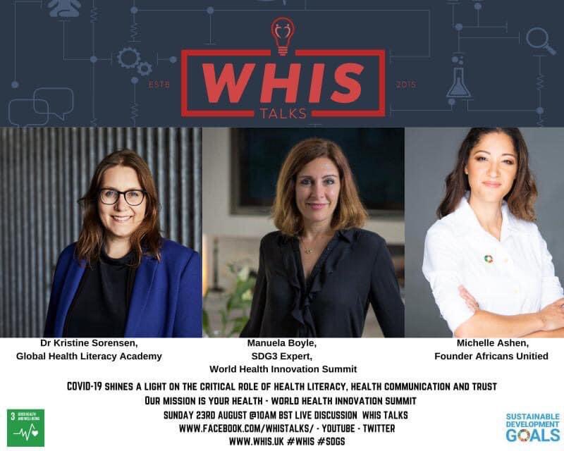 Glob_HL_Academy's tweet photo. If you missed the #WHIStalk on Health Literacy, you can catch up here: https://t.co/ZKHR8XMzLB https://t.co/OmUu0Mq037