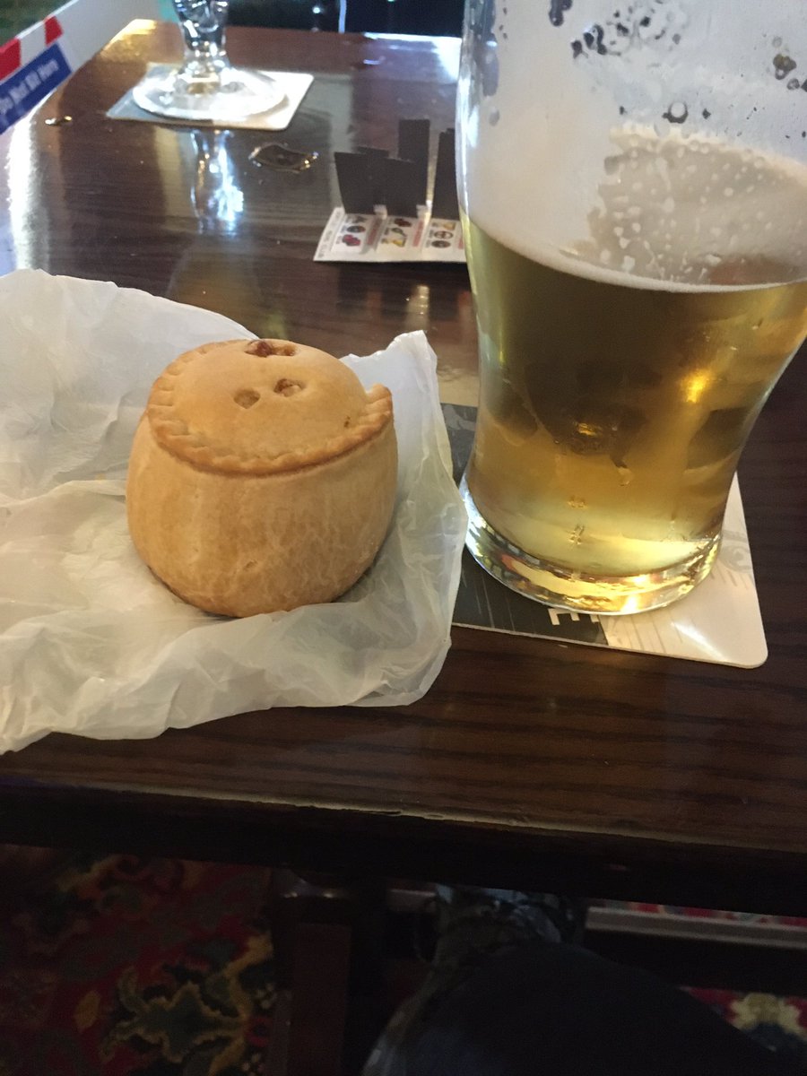 When the landlords saved you a pork pie 😍