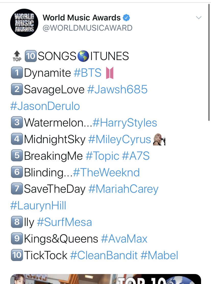 -“Watermelon Sugar” spends FOURTH week at  #1 on pop radio USA, and is currently  #3 on iTunes WW.-“Fine Line” is  #6 on Apple Music WW album chart, has now spent over 250 days in the top 10. -Fine Line” is  #10 this week on HDD TOP 50 USA (14 weeks in the top 10,36 weeks top 20).