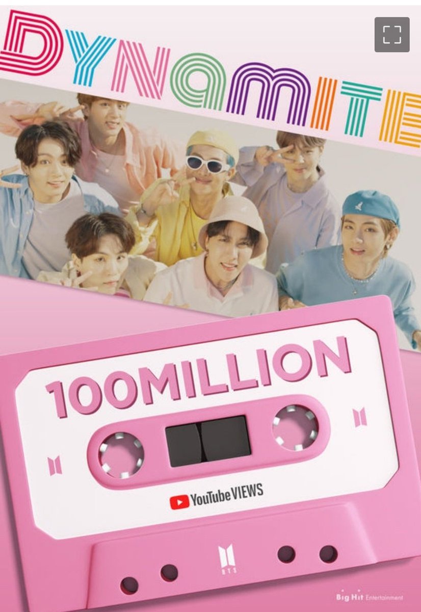 ❤ Está confirmado pelo Youtube! 101,1 Milhões de visualizações em 24hrs. Esse é o número exato e entramos para História!
💥 Maior estreia na história do spotify com 12,4 milhões de streams
💥 # 1 em 104 países no iTunes nas primeiras 24 horas 

 #Dynamite100MViewsIn24Hrs