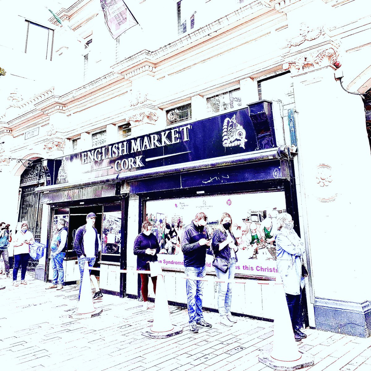 Generation #facemask #signofthetimes #englishmarket #corkcity #corkdaily #unlimitedireland #cork