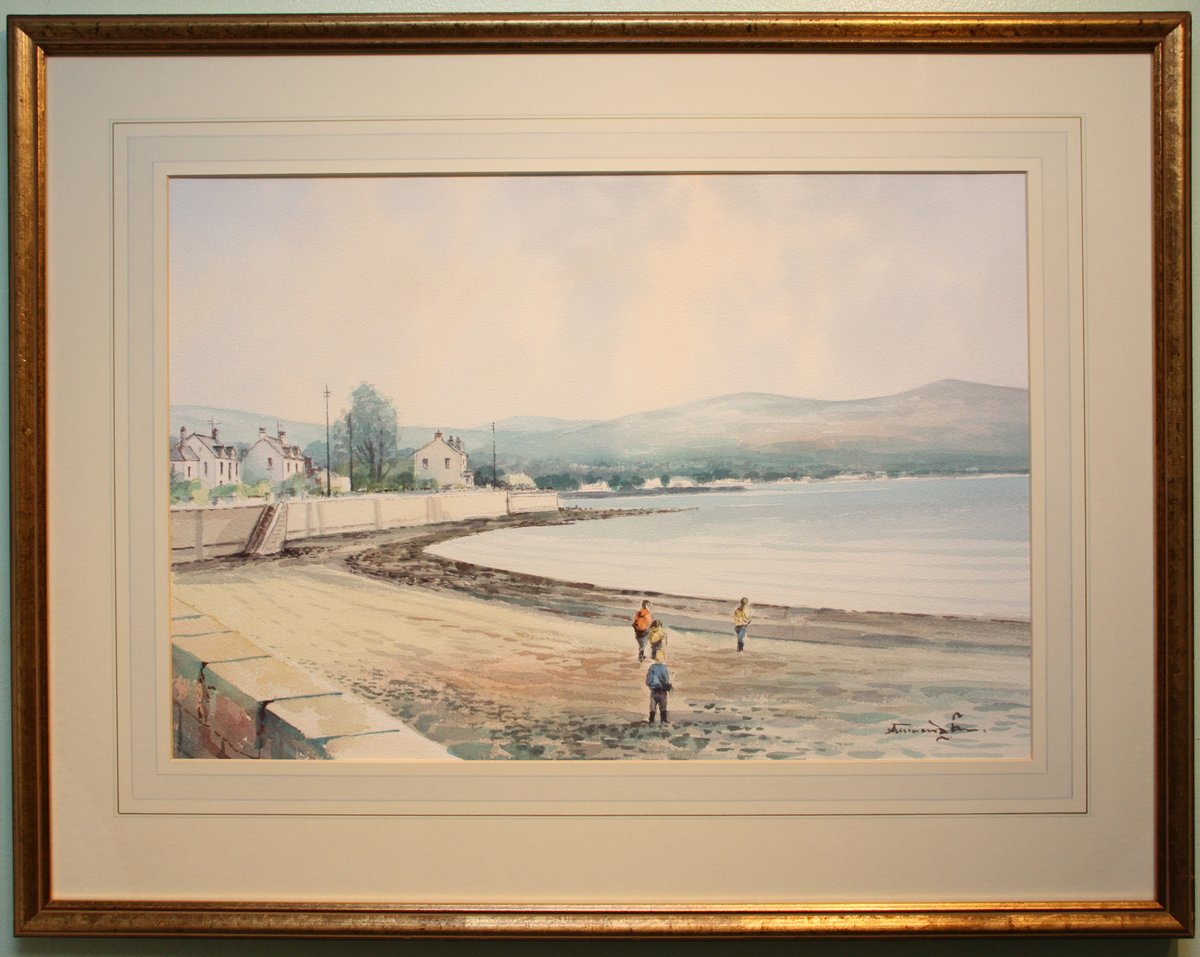 loughpark's tweet photo. Original Irish Art Watercolour Painting WARRENPOINT by WILLIAM CUNNINGHAM - buy now at: https://t.co/xJXZv9gj8x or contact us direct! #originalart #irishart #artlovers #nomoreblankwalls #warrenpoint #carlingfordlough #mournemountains #northernireland #ireland #traditionalireland https://t.co/MJaeyCSqQN