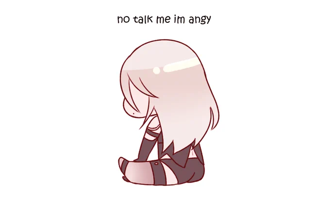 no talk me im automata 
