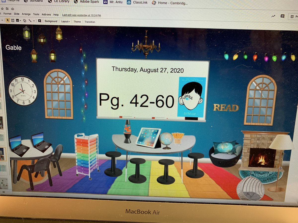 AntuSenor's tweet photo. Last week, students were asked to create their ideal classroom. This week, I am featuring each of their rooms throughout our lesson slides for each subject, including our morning meetings. Iβm impressed with their creativity! ππ #HeightsatHome #AHISDMyStory @Cambridge_AH @AHISD https://t.co/cQmo3WMVKO