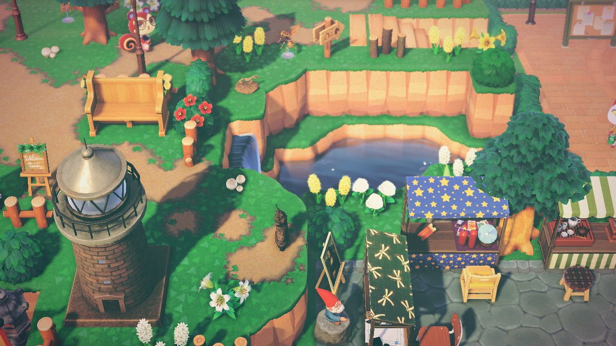 moss_bayer's tweet photo. Moss Bay's new entrance from above  #AnimalCrossing #ACNH #NintendoSwitch https://t.co/GS76lUgmcR