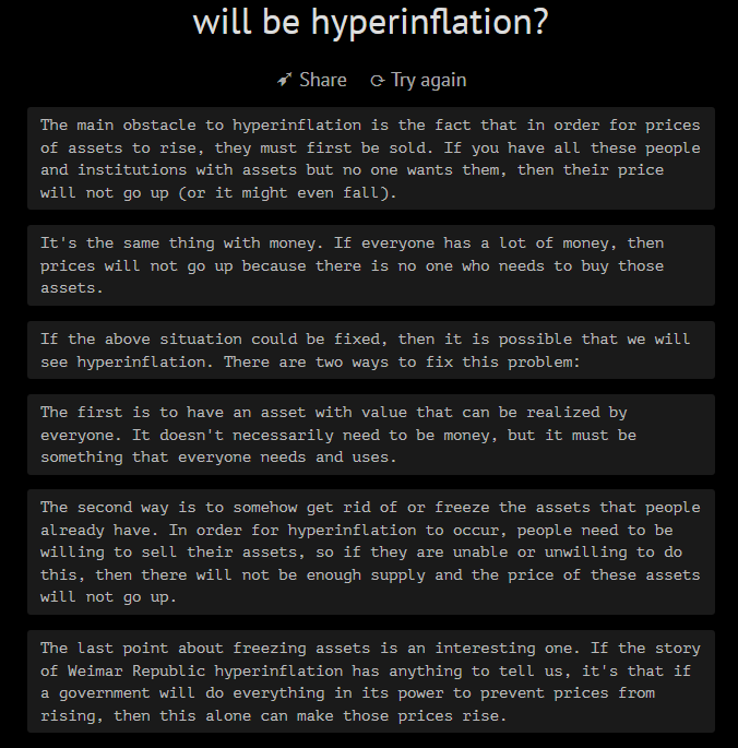 bitcoin_ita's tweet photo. Will be hyperinflation?

https://t.co/brAE4ZsDAS

#PhilosopherAI #bitcoin #Hyperinflation #GPT3 https://t.co/5UQz2iBiHH