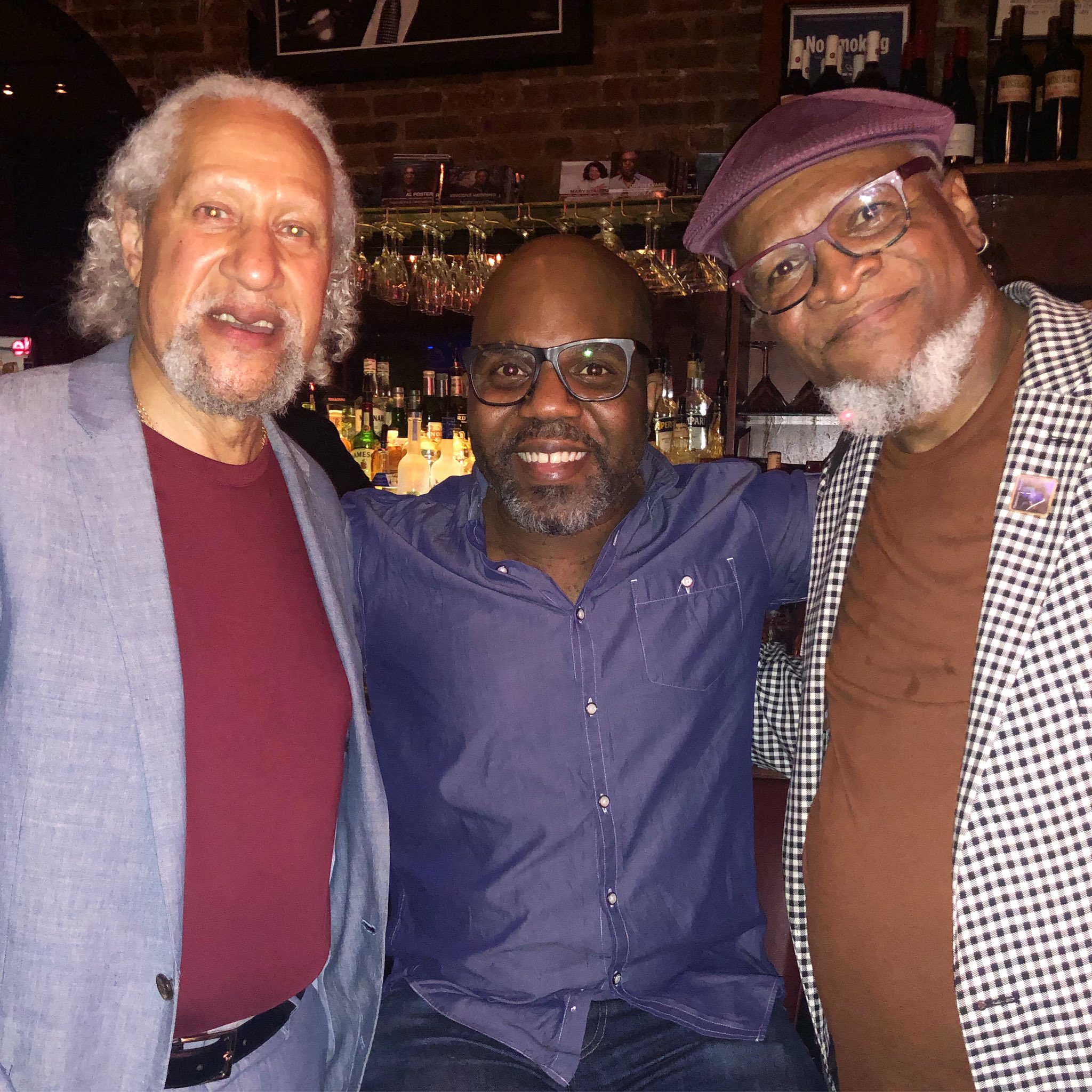 Alto hang with my heroes & Bobby Watson. Happy Birthday Bobby! 