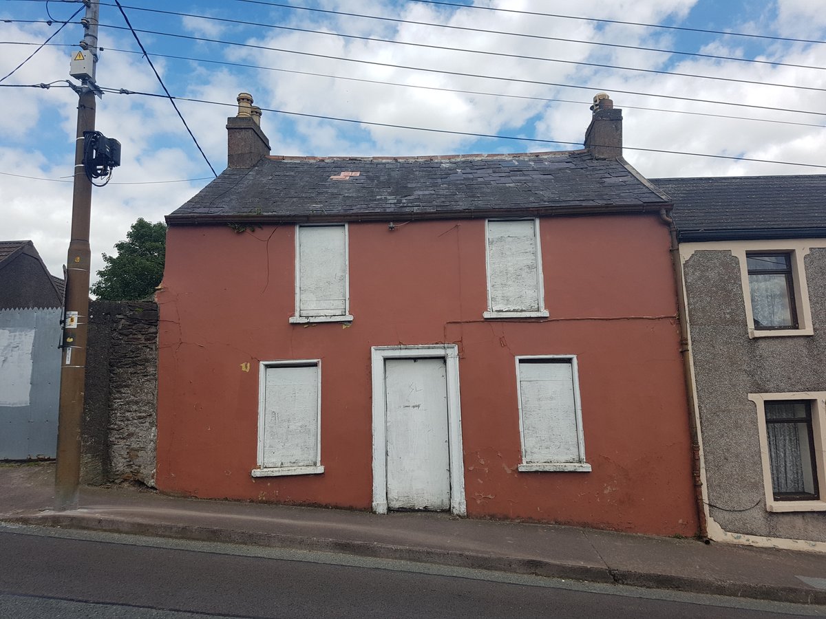 very interesting old family house, sad to it derelict like thisshould be someones home in Cork citycheck out the view from overhead on google, clearly two more potential homes vacant behind it  #not1home  #heritage  #homeless  #respect