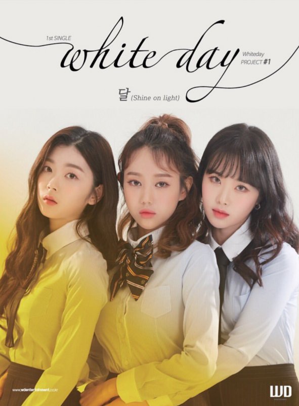 WHITE DAYwhiteday is currently a 5 member project group only three of them debuted and since that they haven't had comeback and the fandom name was made by the fans