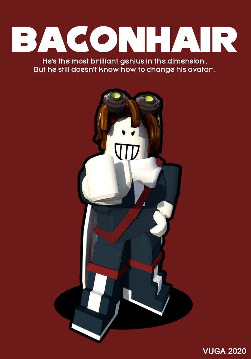 Vuga On Twitter He S Back Welcome Professor Baconhair To The Pyriteadventure2 Fold Roblox Robloxart Robloxdev Robloxgfx - roblox bacon hair shirt red