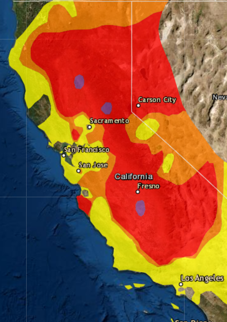 Hello from smoke-choked California! Since our wildfires are starting to crack into national news, here's a quick quick primer on forests and fires here and what you need to make sense of the headlines 1/