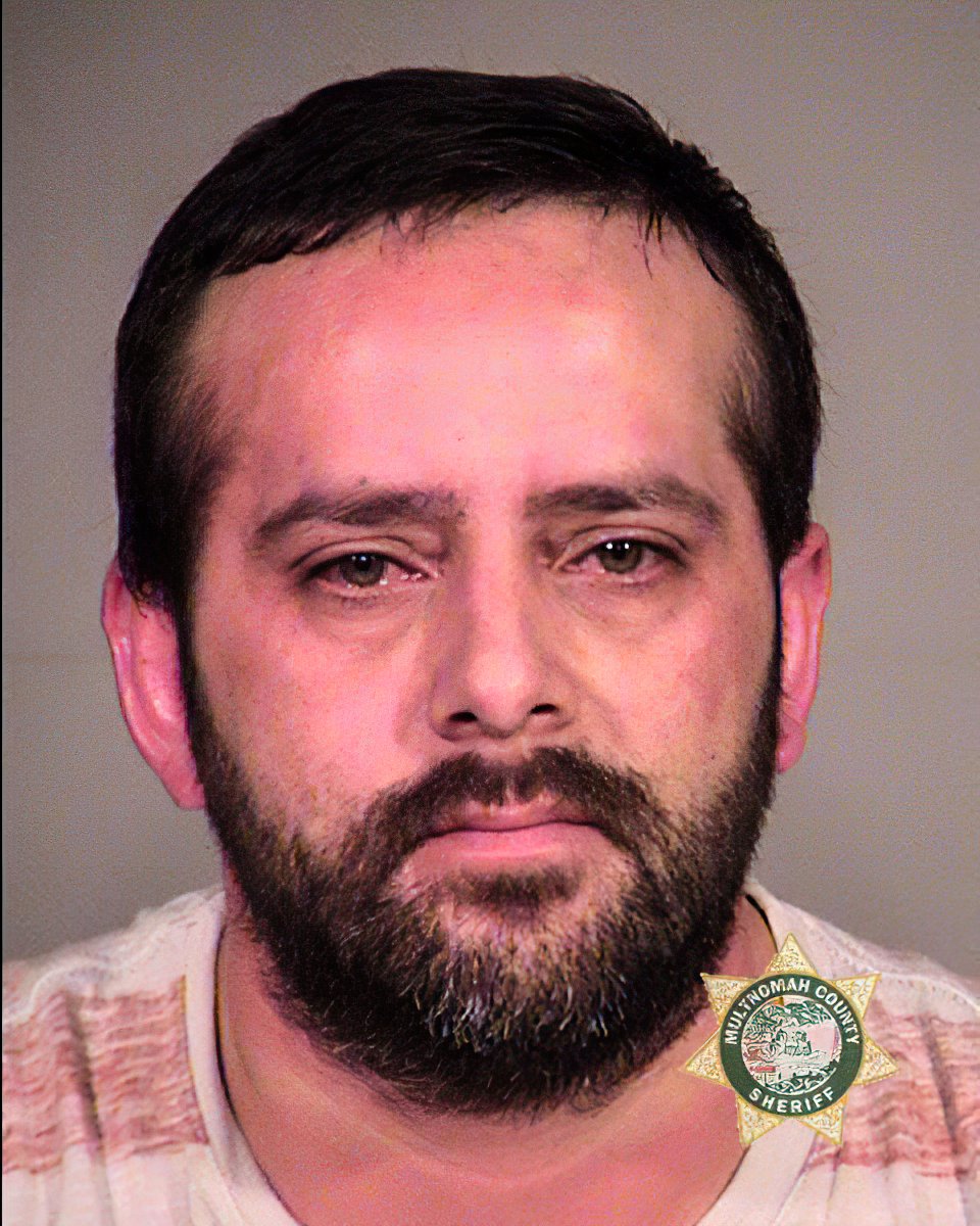 Jeremy David Lopez, 40, was arrested at the violent  #antifa riot in north Portland. He's charged w/felony riot, felony assault of an officer & more. He was ordered released on pretrial, so did not have to pay bail.  #PortlandRiots  #antifa  http://archive.vn/9usMr#selection-129.4-133.19