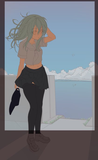 下塗り終わりー 