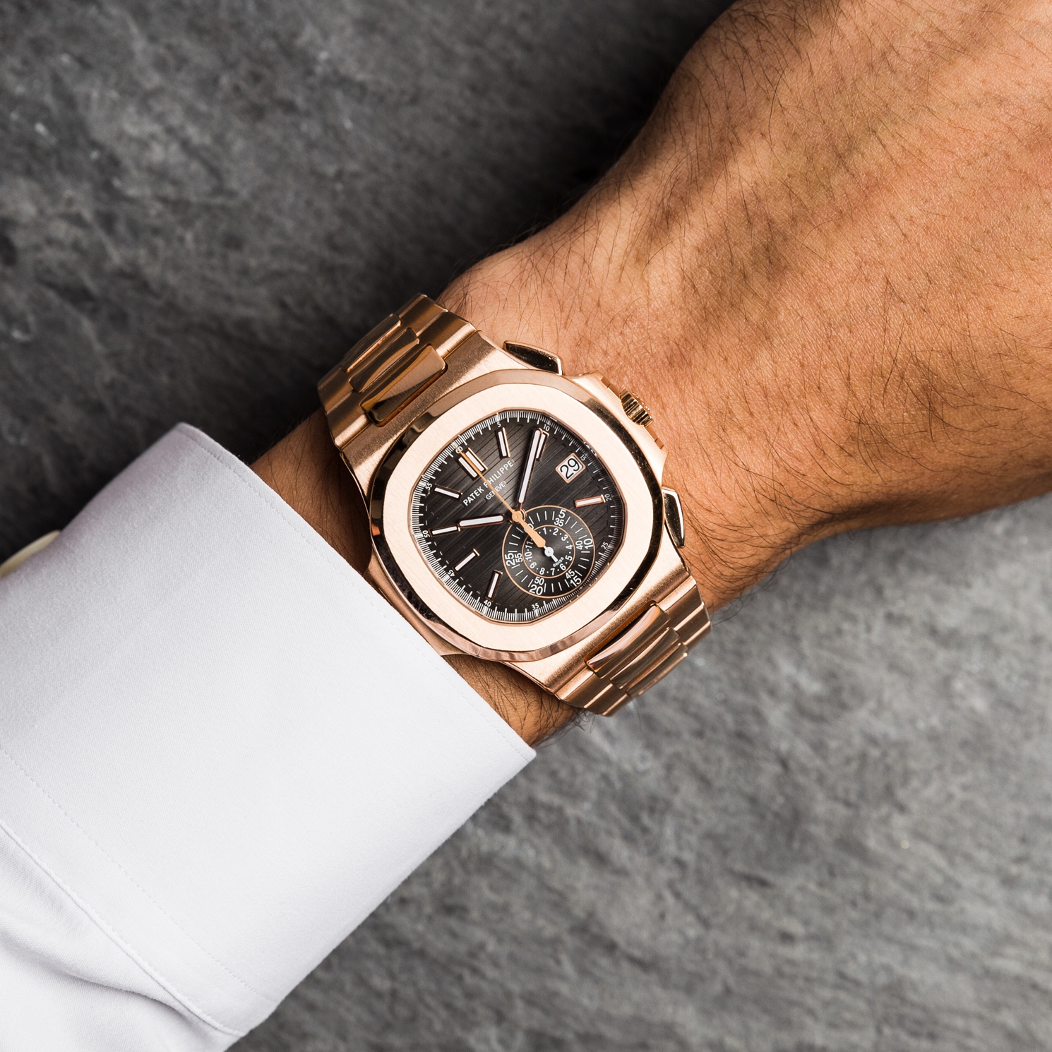 Patek Philippe Nautilus Chronograph Rose Gold 5980/1R-001 | vlr.eng.br