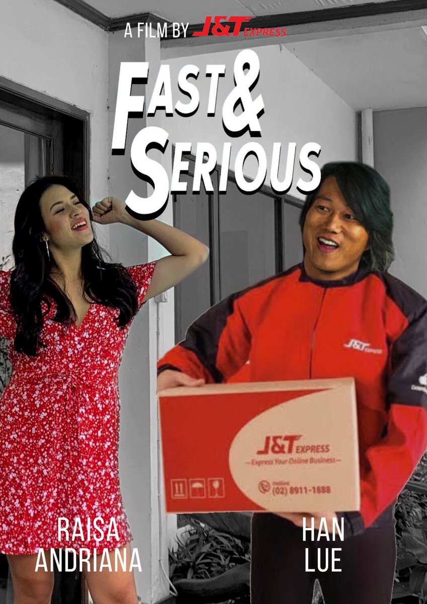 <a href="/raisa6690/">Raisa Andriana</a> <a href="/jntexpressid/">J&T Express Indonesia</a> Sebuah mahakarya dari <a href="/jntexpressid/">J&T Express Indonesia</a> 

Raisa akhirnya SebelahHan #AbangJnT dan langsung debut untuk bikin project film. 

JnT express, Fast &amp; Serious