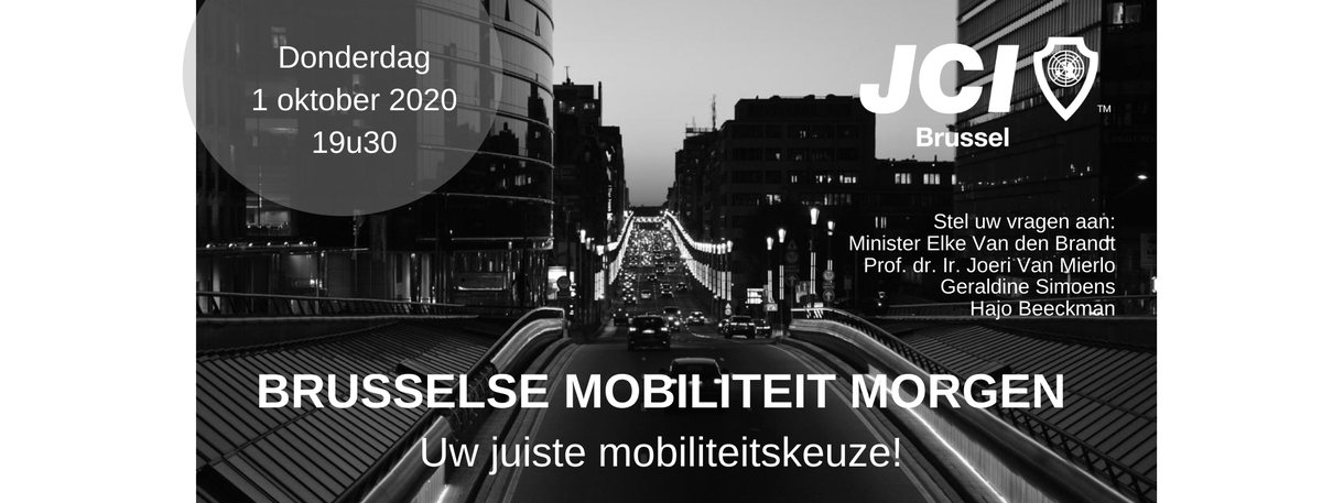 Donderdag 1 oktober verzamelt JCI Brussel 4 topexperten omtrent mobiliteit. Mis deze kritische kijk op Brussels mobiliteit niet! jcibrussel.be/brusselse-mobi…