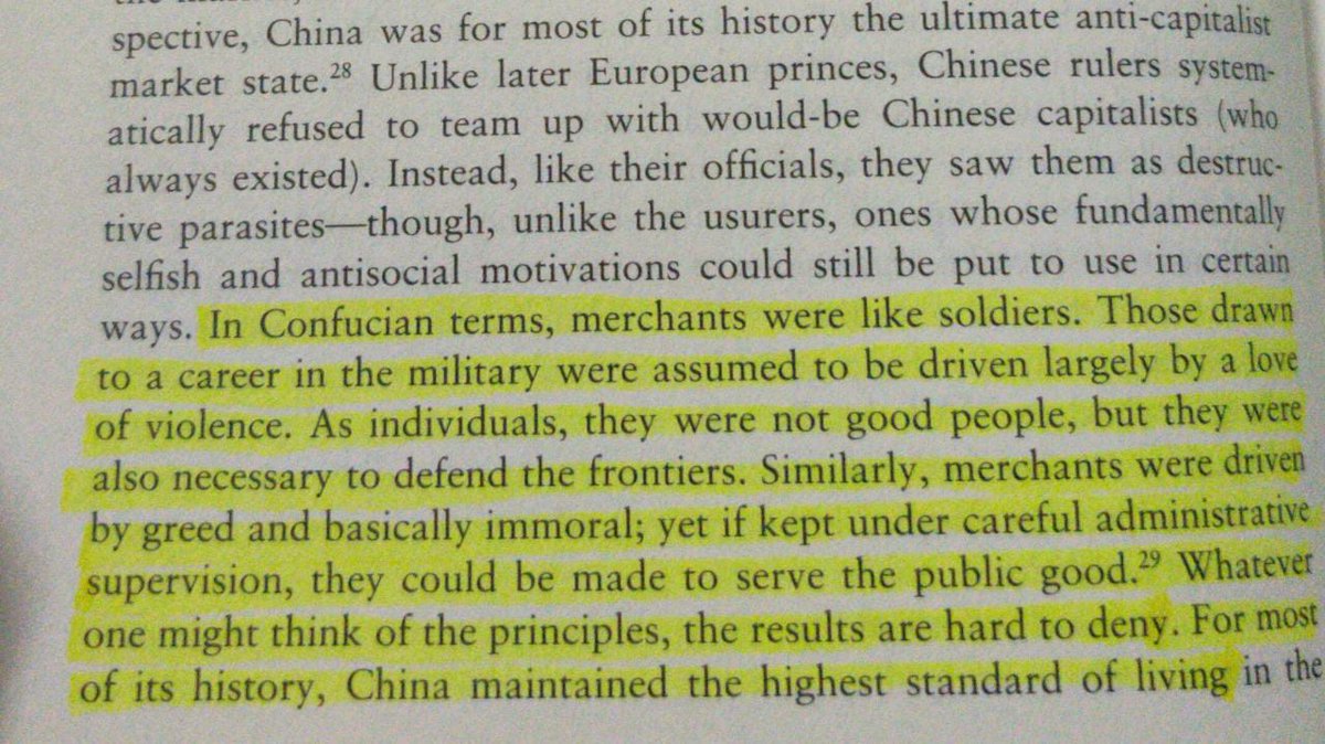 Chinese used to think of merchants as a necessary evil. This stance is surprisingly not very different from their current position.